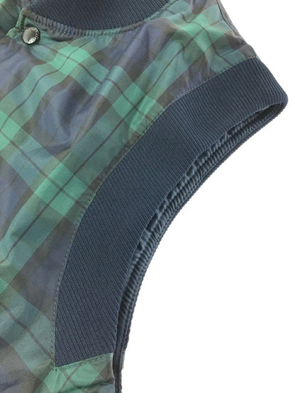【中古美品】【メンズ】 MR.GENTLEMAN ミスター ジェントルマン NYLON STADIUM JUMPER VEST MG15F-VE02 ナイロン スタジアム ジャンパー ベスト 140-260522-rt-10-tagh サイズ：不明 下記参照 カラー：グリーン 万代Net店