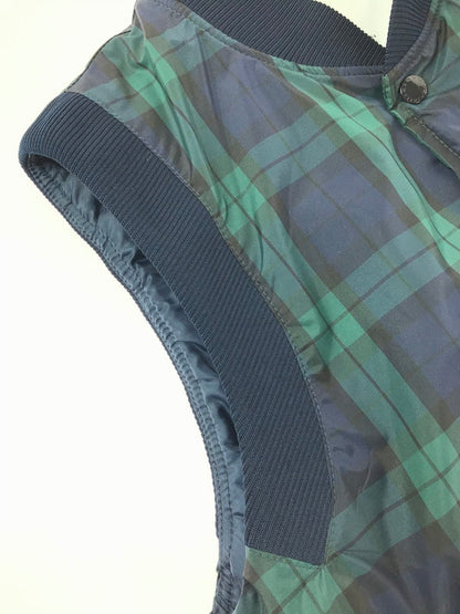 【中古美品】【メンズ】 MR.GENTLEMAN ミスター ジェントルマン NYLON STADIUM JUMPER VEST MG15F-VE02 ナイロン スタジアム ジャンパー ベスト 140-260522-rt-10-tagh サイズ：不明 下記参照 カラー：グリーン 万代Net店