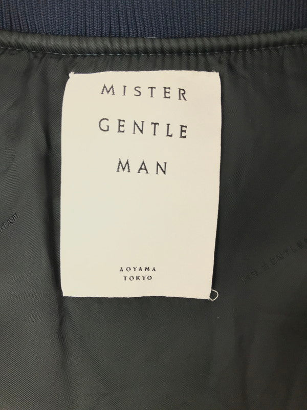 【中古美品】【メンズ】 MR.GENTLEMAN ミスター ジェントルマン NYLON STADIUM JUMPER VEST MG15F-VE02 ナイロン スタジアム ジャンパー ベスト 140-260522-rt-10-tagh サイズ：不明 下記参照 カラー：グリーン 万代Net店