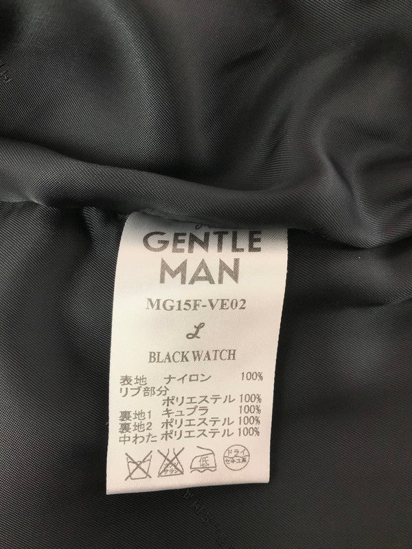 【中古美品】【メンズ】 MR.GENTLEMAN ミスター ジェントルマン NYLON STADIUM JUMPER VEST MG15F-VE02 ナイロン スタジアム ジャンパー ベスト 140-260522-rt-10-tagh サイズ：不明 下記参照 カラー：グリーン 万代Net店