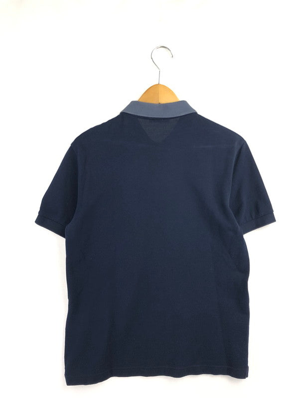 【現状渡し品】【メンズ】 PRADA SPORT プラダ スポーツ HALF ZIP COTTON POLO SHIRT 0000ET-C2196-00009 ハーフ ジップ コットン ポロシャツ トップス 141-260605-rt-02-tagh サイズ：M カラー：ネイビー 万代Net店