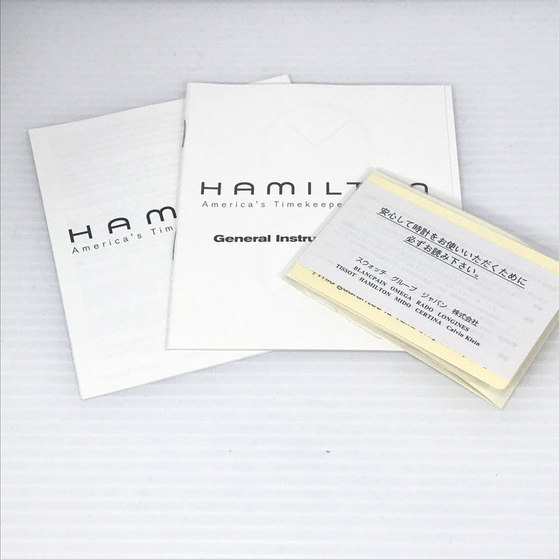 【中古品】【メンズ】 HAMILTON ハミルトン KHAKI KING H982114F カーキ キング デイトクォーツ 腕時計 197-251008-rt-09-tag カラー：シルバー/ブラック 万代Net店