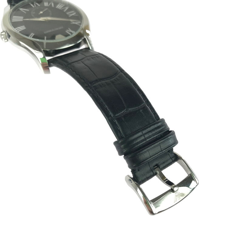 【中古品】【メンズ】 スモールセコンド AR-1703 クォーツ 腕時計 198-251130-na-08-tag カラー：ブラック/シルバー 万代Net店