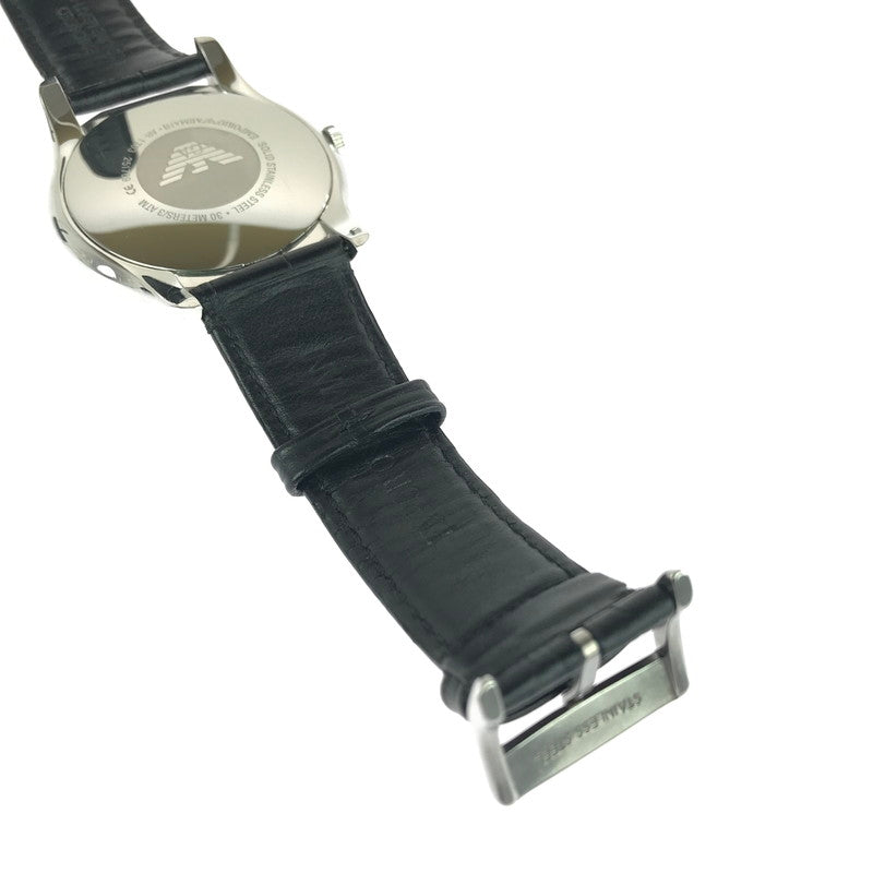 【中古品】【メンズ】 スモールセコンド AR-1703 クォーツ 腕時計 198-251130-na-08-tag カラー：ブラック/シルバー 万代Net店