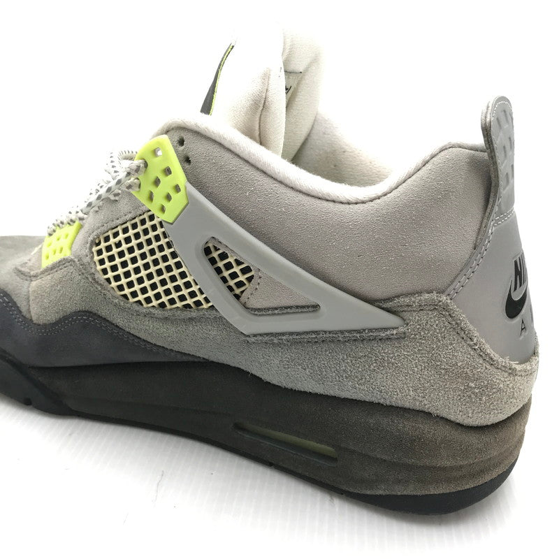 【中古品】【メンズ】 NIKE ナイキ AIR JORDAN 4 RETRO LE NEON CT5342-007 エアジョーダン4 レトロ LE ネオン スニーカー 靴 160-251002-rt-05-tag サイズ：28.5cm US 10.5 カラー：COOL GREY/VOLT-WOLF GREY 万代Net店