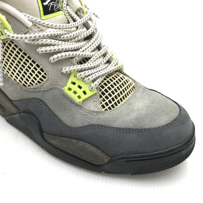 【中古品】【メンズ】 NIKE ナイキ AIR JORDAN 4 RETRO LE NEON CT5342-007 エアジョーダン4 レトロ LE ネオン スニーカー 靴 160-251002-rt-05-tag サイズ：28.5cm US 10.5 カラー：COOL GREY/VOLT-WOLF GREY 万代Net店