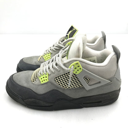 【中古品】【メンズ】 NIKE ナイキ AIR JORDAN 4 RETRO LE NEON CT5342-007 エアジョーダン4 レトロ LE ネオン スニーカー 靴 160-251002-rt-05-tag サイズ：28.5cm US 10.5 カラー：COOL GREY/VOLT-WOLF GREY 万代Net店