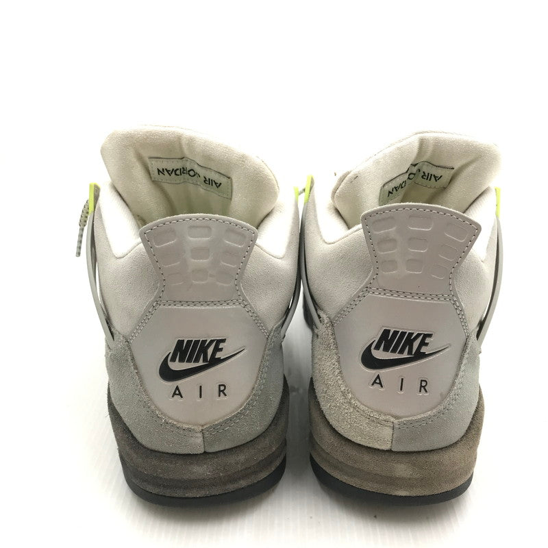 【中古品】【メンズ】 NIKE ナイキ AIR JORDAN 4 RETRO LE NEON CT5342-007 エアジョーダン4 レトロ LE ネオン スニーカー 靴 160-251002-rt-05-tag サイズ：28.5cm US 10.5 カラー：COOL GREY/VOLT-WOLF GREY 万代Net店