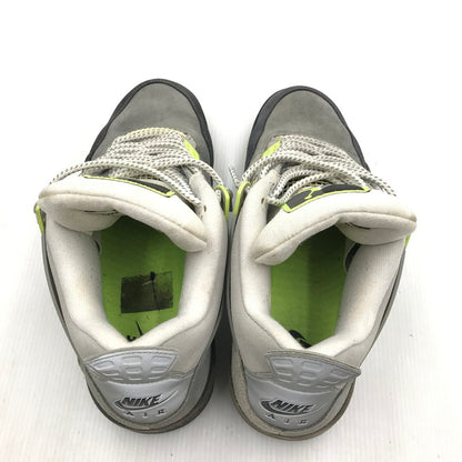 【中古品】【メンズ】 NIKE ナイキ AIR JORDAN 4 RETRO LE NEON CT5342-007 エアジョーダン4 レトロ LE ネオン スニーカー 靴 160-251002-rt-05-tag サイズ：28.5cm US 10.5 カラー：COOL GREY/VOLT-WOLF GREY 万代Net店