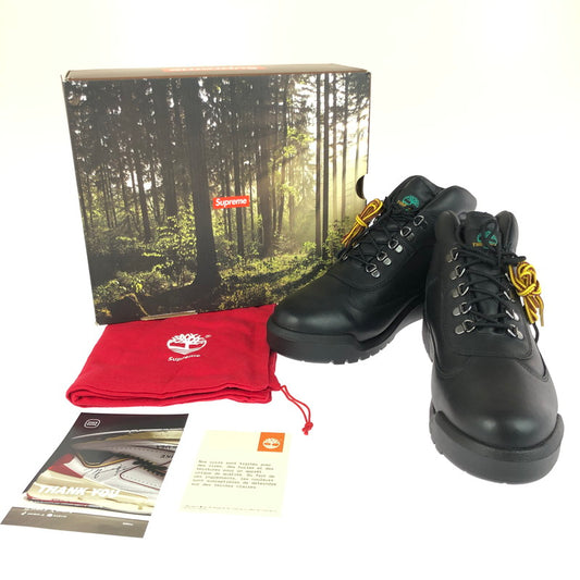 【中古品】【メンズ】 Supreme シュプリーム × TIMBERLAND ティンバーランド TB0A6FTXW02 24AW FIELD BOOT LACE WATERPROOF GORE-TEX フィールド ブーツ 靴 149-251019-na-06-tag サイズ：27cm US 9.5 カラー：ブラック 万代Net店