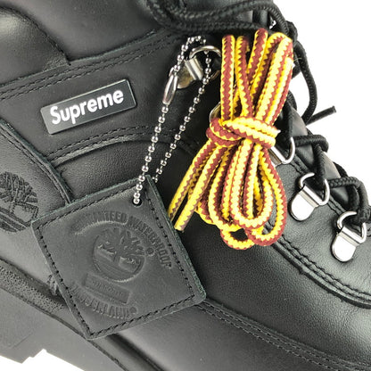 【中古品】【メンズ】 Supreme シュプリーム × TIMBERLAND ティンバーランド TB0A6FTXW02 24AW FIELD BOOT LACE WATERPROOF GORE-TEX フィールド ブーツ 靴 149-251019-na-06-tag サイズ：27cm US 9.5 カラー：ブラック 万代Net店