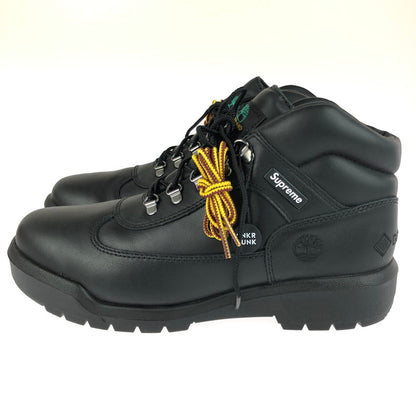 【中古品】【メンズ】 Supreme シュプリーム × TIMBERLAND ティンバーランド TB0A6FTXW02 24AW FIELD BOOT LACE WATERPROOF GORE-TEX フィールド ブーツ 靴 149-251019-na-06-tag サイズ：27cm US 9.5 カラー：ブラック 万代Net店