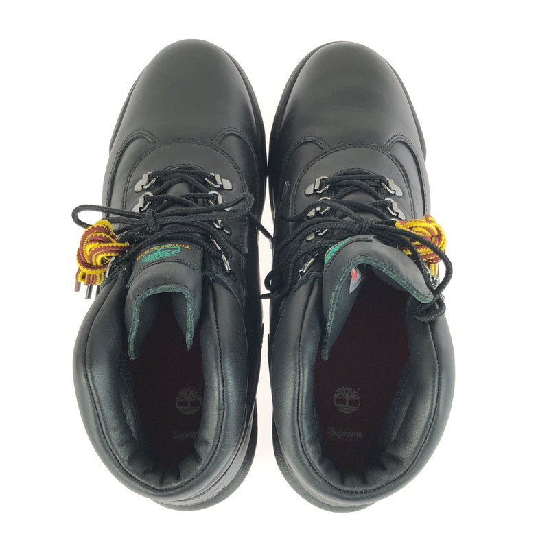 【中古品】【メンズ】 Supreme シュプリーム × TIMBERLAND ティンバーランド TB0A6FTXW02 24AW FIELD BOOT LACE WATERPROOF GORE-TEX フィールド ブーツ 靴 149-251019-na-06-tag サイズ：27cm US 9.5 カラー：ブラック 万代Net店