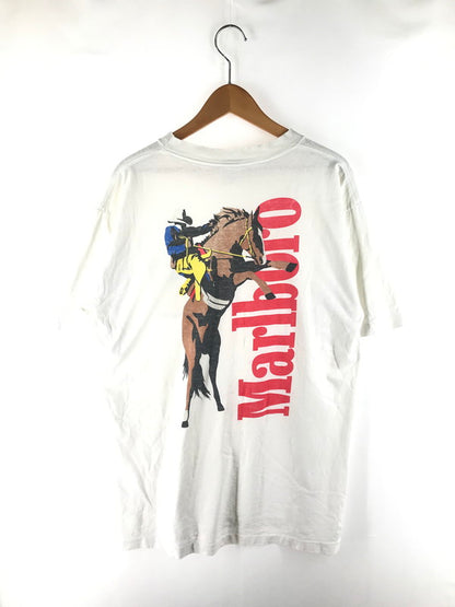 【現状渡し品】【メンズ】 NATIONAL MILLS ナショナルミルズ MARLBORO POCKET TEE マルボロ ポケット Tシャツ 半袖Tシャツ 141-251004-na-01-tag サイズ：XL カラー：ホワイト 万代Net店