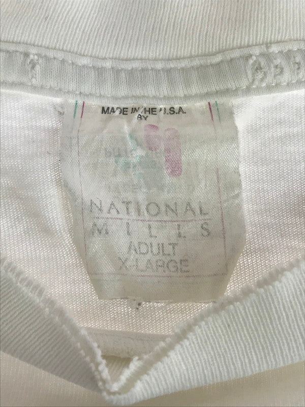 【現状渡し品】【メンズ】 NATIONAL MILLS ナショナルミルズ MARLBORO POCKET TEE マルボロ ポケット Tシャツ 半袖Tシャツ 141-251004-na-01-tag サイズ：XL カラー：ホワイト 万代Net店