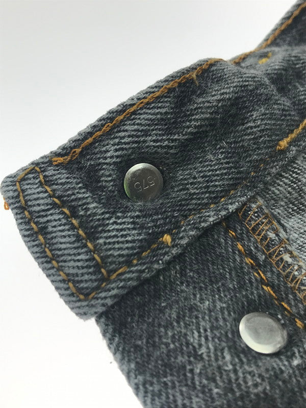 【中古品】【メンズ】 STRAIGHT DENIMPANTS ストレート デニムパンツ ジーンズ ボタン裏刻印575 パンツ ボトムス 157-251009-yy-05-tag サイズ：表記なし カラー：ブラック 万代Net店