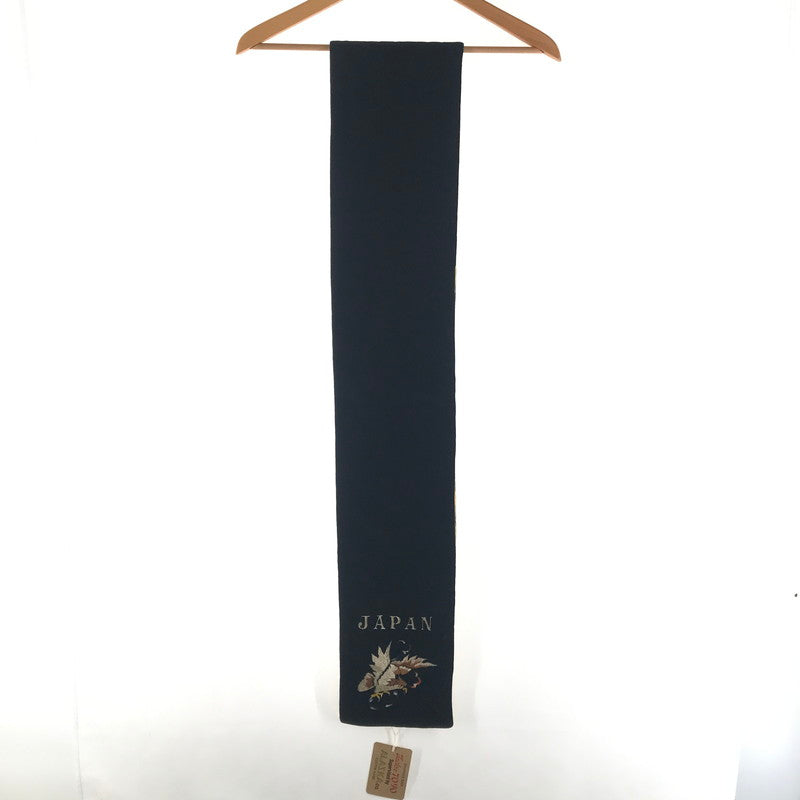 【中古美品】【メンズ】 TAILOR TOYO テーラー 東洋 VELVETEEN WINTER SCARF EAGLE ベルベットウィンタースタカーフ イーグル 187-251012-rt-03-tag カラー：ブラック 万代Net店