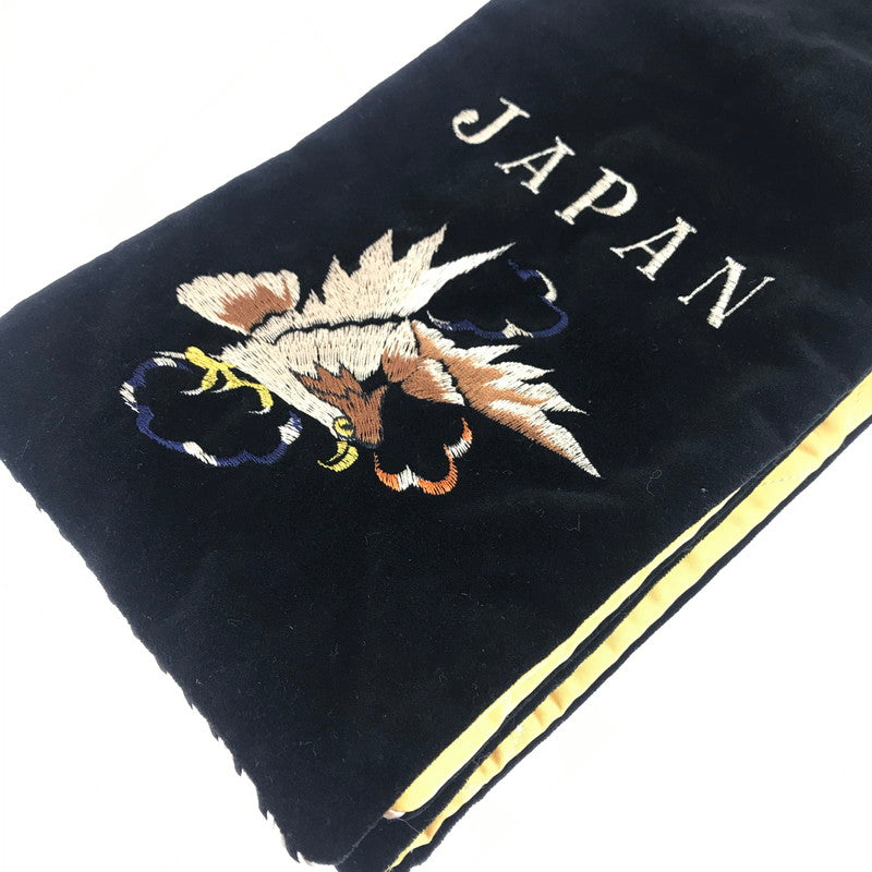 【中古美品】【メンズ】 TAILOR TOYO テーラー 東洋 VELVETEEN WINTER SCARF EAGLE ベルベットウィンタースタカーフ イーグル 187-251012-rt-03-tag カラー：ブラック 万代Net店