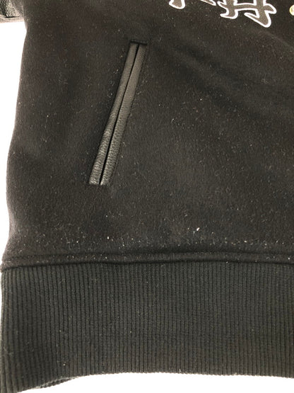 【中古品】【メンズ】 BLACKEYEPATCH ブラックアイパッチ KANJI LOGO HWC LABEL VARSITYJACKET 漢字ロゴ HWCラベル バーシティジャケット 142-251009-rt-19-tag サイズ：XL カラー：ブラック 万代Net店