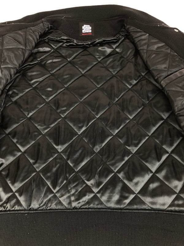 【中古品】【メンズ】 BLACKEYEPATCH ブラックアイパッチ KANJI LOGO HWC LABEL VARSITYJACKET 漢字ロゴ HWCラベル バーシティジャケット 142-251009-rt-19-tag サイズ：XL カラー：ブラック 万代Net店