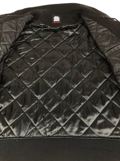 【中古品】【メンズ】 BLACKEYEPATCH ブラックアイパッチ KANJI LOGO HWC LABEL VARSITYJACKET 漢字ロゴ HWCラベル バーシティジャケット 142-251009-rt-19-tag サイズ：XL カラー：ブラック 万代Net店