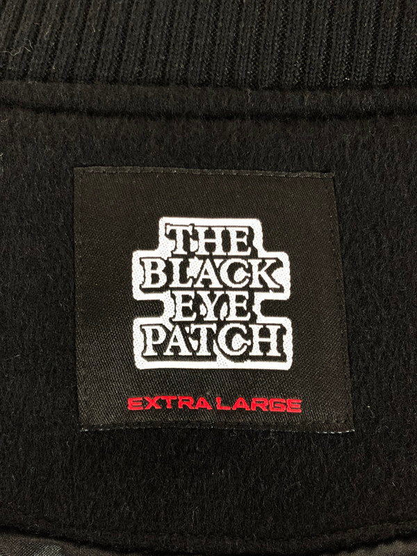 【中古品】【メンズ】 BLACKEYEPATCH ブラックアイパッチ KANJI LOGO HWC LABEL VARSITYJACKET 漢字ロゴ HWCラベル バーシティジャケット 142-251009-rt-19-tag サイズ：XL カラー：ブラック 万代Net店