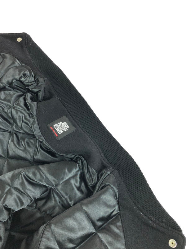 【中古品】【メンズ】 BLACKEYEPATCH ブラックアイパッチ KANJI LOGO HWC LABEL VARSITYJACKET 漢字ロゴ HWCラベル バーシティジャケット 142-251009-rt-19-tag サイズ：XL カラー：ブラック 万代Net店