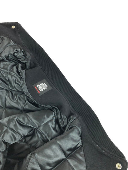 【中古品】【メンズ】 BLACKEYEPATCH ブラックアイパッチ KANJI LOGO HWC LABEL VARSITYJACKET 漢字ロゴ HWCラベル バーシティジャケット 142-251009-rt-19-tag サイズ：XL カラー：ブラック 万代Net店