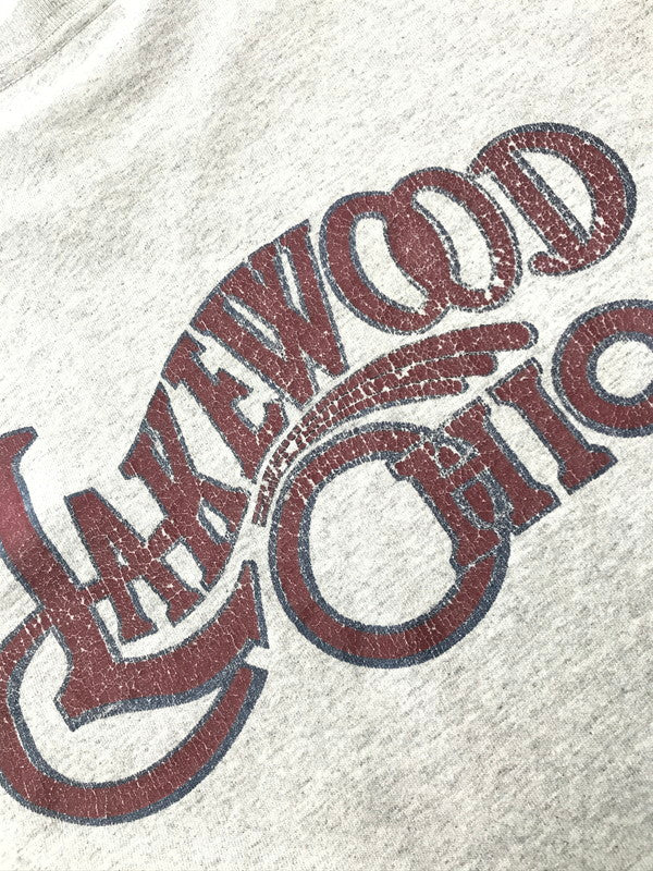 【中古品】【メンズ】 ADIDAS アディダス S/S LAKEWOOD TEE プリント Tシャツ 万国旗タグ USA製 146-260506-na-17-tag サイズ：XL カラー：グレー 万代Net店