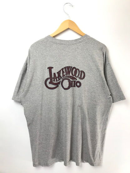 【中古品】【メンズ】 ADIDAS アディダス S/S LAKEWOOD TEE プリント Tシャツ 万国旗タグ USA製 146-260506-na-17-tag サイズ：XL カラー：グレー 万代Net店