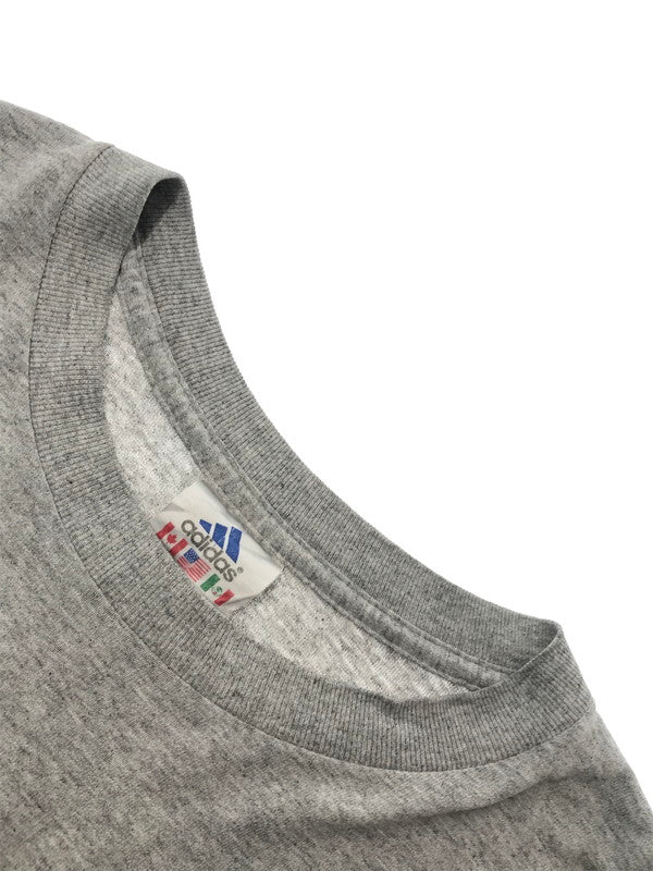 【中古品】【メンズ】 ADIDAS アディダス S/S LAKEWOOD TEE プリント Tシャツ 万国旗タグ USA製 146-260506-na-17-tag サイズ：XL カラー：グレー 万代Net店