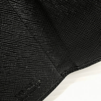 【中古品】【メンズ】 PRADA プラダ SAFFIANO LEATHER KEY CASE 2PG222 サフィーノ レザー トライアングル ロゴメタル キーケース 服飾雑貨 181-251007-na-08-tag カラー：ブラック 万代Net店