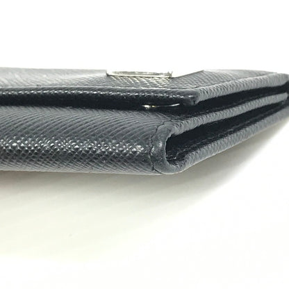 【中古品】【メンズ】 PRADA プラダ SAFFIANO LEATHER KEY CASE 2PG222 サフィーノ レザー トライアングル ロゴメタル キーケース 服飾雑貨 181-251007-na-08-tag カラー：ブラック 万代Net店