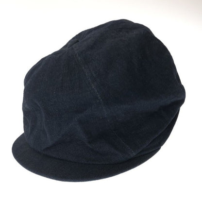 【中古品】【メンズ】 SUGAR CANE シュガーケーン BLACK DENIM APPLE JACK CAP NEWSBOY SC02705 ブラック デニム アップル ジャック キャップ 帽子 185-260912-rt-07-tagh サイズ：7.25 カラー：インディゴ 万代Net店