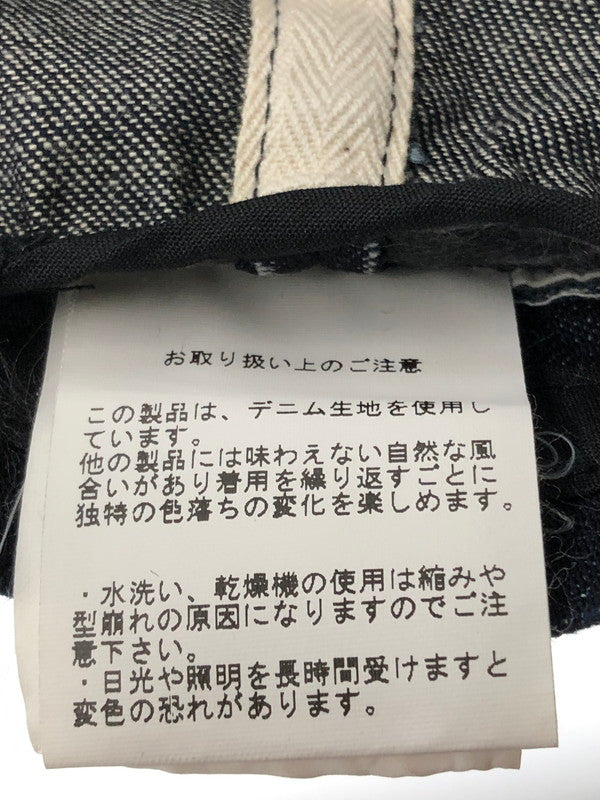 【中古品】【メンズ】 SUGAR CANE シュガーケーン BLACK DENIM APPLE JACK CAP NEWSBOY SC02705 ブラック デニム アップル ジャック キャップ 帽子 185-260912-rt-07-tagh サイズ：7.25 カラー：インディゴ 万代Net店