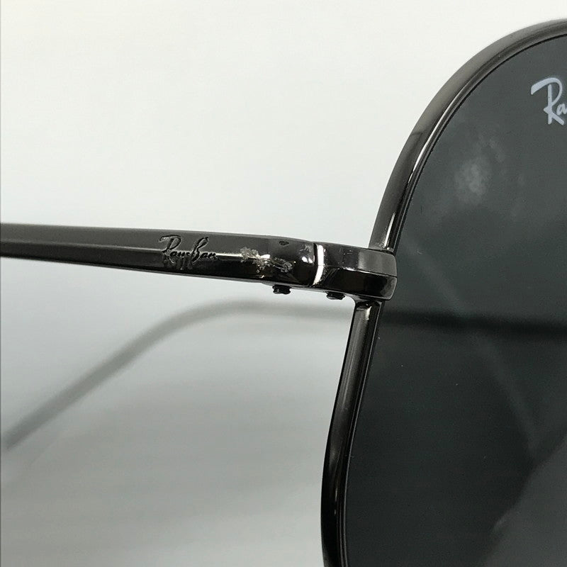 【中古品】【メンズ】 Ray-Ban レイバン AVIATOR METAL II SUNGLASSES RB3689 アビエーター メタル サングラス アイウェア アクセサリー 203-251014-na-11-tag サイズ：62□14 140 カラー：シルバー/ブラック 万代Net店