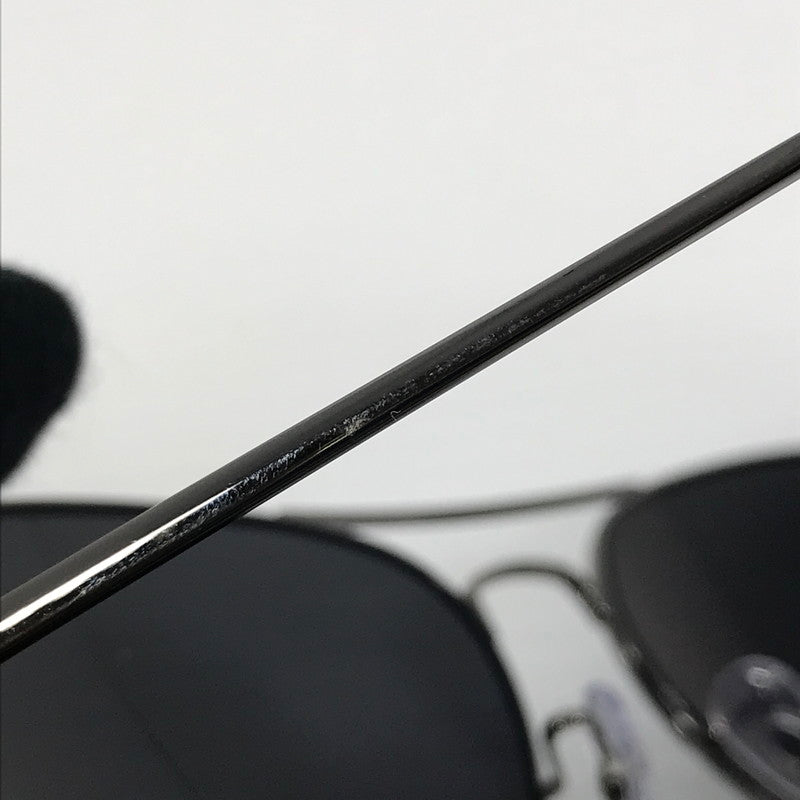 【中古品】【メンズ】 Ray-Ban レイバン AVIATOR METAL II SUNGLASSES RB3689 アビエーター メタル サングラス アイウェア アクセサリー 203-251014-na-11-tag サイズ：62□14 140 カラー：シルバー/ブラック 万代Net店