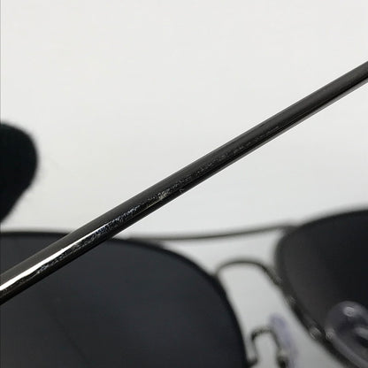【中古品】【メンズ】 Ray-Ban レイバン AVIATOR METAL II SUNGLASSES RB3689 アビエーター メタル サングラス アイウェア アクセサリー 203-251014-na-11-tag サイズ：62□14 140 カラー：シルバー/ブラック 万代Net店