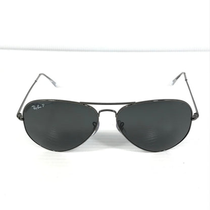 【中古品】【メンズ】 Ray-Ban レイバン AVIATOR METAL II SUNGLASSES RB3689 アビエーター メタル サングラス アイウェア アクセサリー 203-251014-na-11-tag サイズ：62□14 140 カラー：シルバー/ブラック 万代Net店