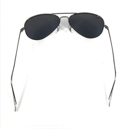 【中古品】【メンズ】 Ray-Ban レイバン AVIATOR METAL II SUNGLASSES RB3689 アビエーター メタル サングラス アイウェア アクセサリー 203-251014-na-11-tag サイズ：62□14 140 カラー：シルバー/ブラック 万代Net店