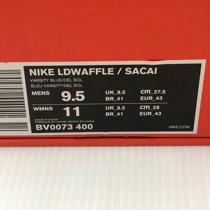 【中古品】【メンズ】 × SACAI サカイ コラボ LDV WAFFLE BV0073-400 LDV ワッフル スニーカー 靴 160-251010-rt-05-tag サイズ：27.5cm US 9.5 カラー：VARSITY BLUE/DELSOL 万代Net店