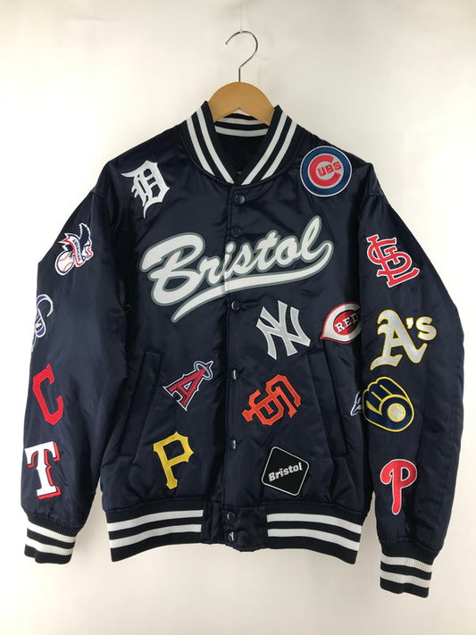 【中古品】【メンズ】 F.C.REAL BRISTOL エフシーレアルブリストル × FANATICS REVERSIBLE STADIUM JACKET MM23-NY-1F12 リバーシブル スタジャン アウター 142-251012-na-16-tag サイズ：S カラー：ネイビー 万代Net店