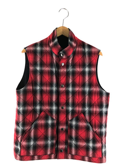 【中古品】【メンズ】 REVERSIBLE NYLON VEST SOPH-112066 リバーシブル ナイロン ベスト 142-251012-na-10-tag サイズ：M カラー：ブラック/レッド 万代Net店