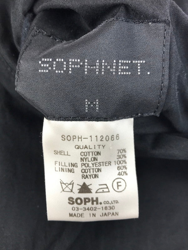 【中古品】【メンズ】 REVERSIBLE NYLON VEST SOPH-112066 リバーシブル ナイロン ベスト 142-251012-na-10-tag サイズ：M カラー：ブラック/レッド 万代Net店