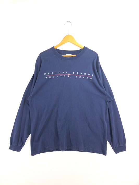 【中古品】【メンズ】 GEAR FOR SPORTS ギア フォー スポーツ 90's MEDICAL SCHOOL L/S TEE 90年代 メディカル スクール ロングスリーブ Tシャツ トップス 146-260505-rt-09-tag サイズ：L カラー：ブルー 万代Net店