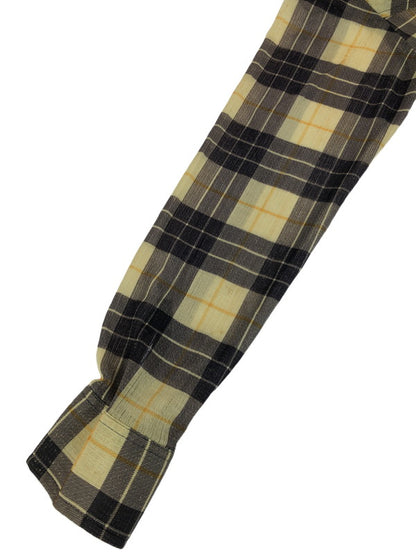 【現状渡し品】【メンズ】 SEARS シアーズ 40's WESTERN CHECK L/S SHIRT 40年代 ウェスタン チェックロングスリーブシャツ トップス ヴィンテージ 146-251015-rt-38-tag サイズ：不明 カラー：イエロー系 万代Net店