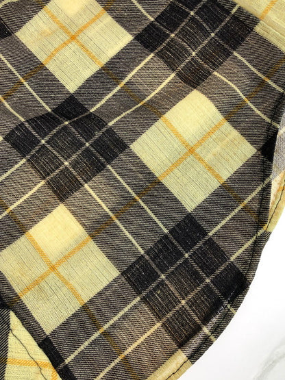 【現状渡し品】【メンズ】 SEARS シアーズ 40's WESTERN CHECK L/S SHIRT 40年代 ウェスタン チェックロングスリーブシャツ トップス ヴィンテージ 146-251015-rt-38-tag サイズ：不明 カラー：イエロー系 万代Net店