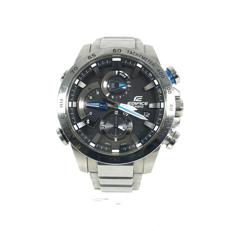 【中古品】【メンズ】 CASIO カシオ EDIFICE エディフィス EQB-800D-1AJF タフソーラー レースラップクロノグラフ 腕時計 197-251014-na-17-tag カラー：シルバー 万代Net店