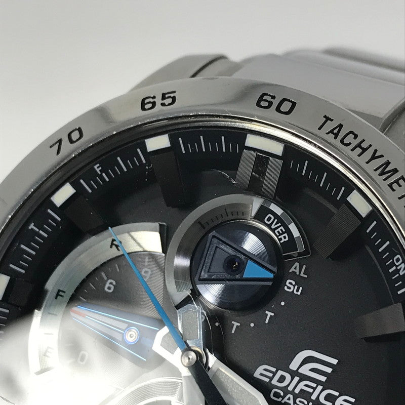 【中古品】【メンズ】 CASIO カシオ EDIFICE エディフィス EQB-800D-1AJF タフソーラー レースラップクロノグラフ 腕時計 197-251014-na-17-tag カラー：シルバー 万代Net店