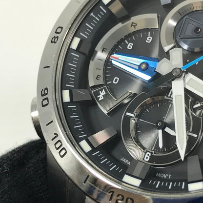 【中古品】【メンズ】 CASIO カシオ EDIFICE エディフィス EQB-800D-1AJF タフソーラー レースラップクロノグラフ 腕時計 197-251014-na-17-tag カラー：シルバー 万代Net店